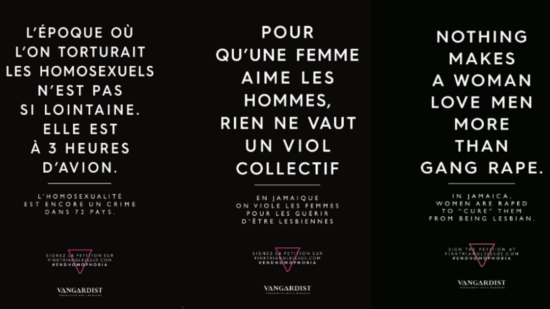 Pour Qu Une Femme Aime Les Hommes Rien Ne Vaut Un Viol La Nouvelle Campagne Contre L Homophobie Fait Debat Neonmag Fr