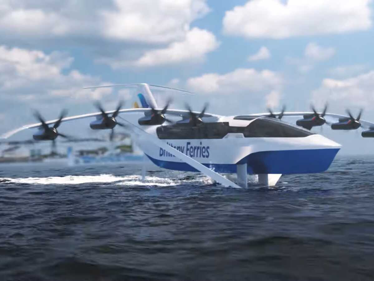 Une compagnie annonce un bateau volant ultra-rapide et écologique entre la France et l'Angleterre